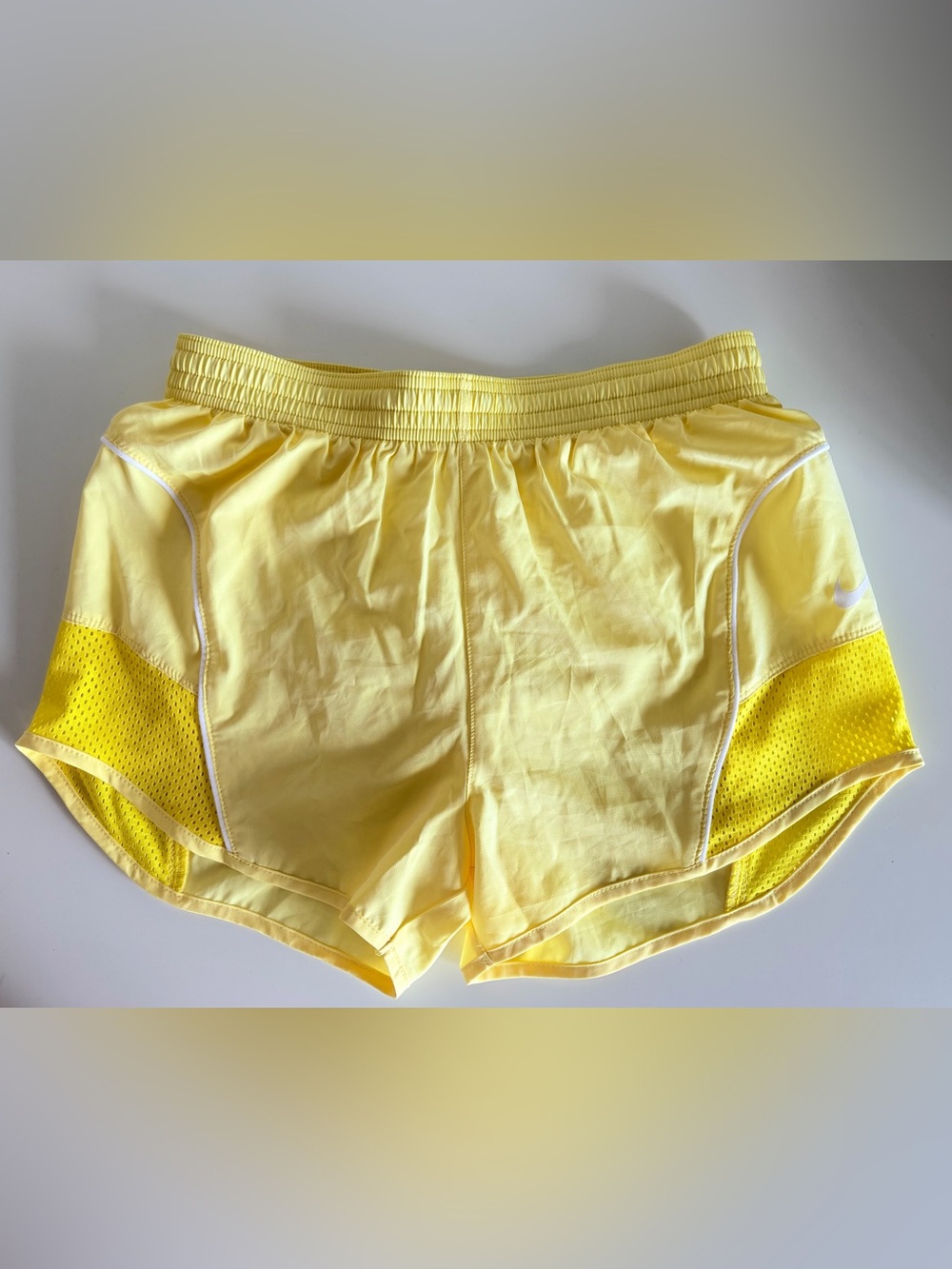 Nike Yellow Track Shorts